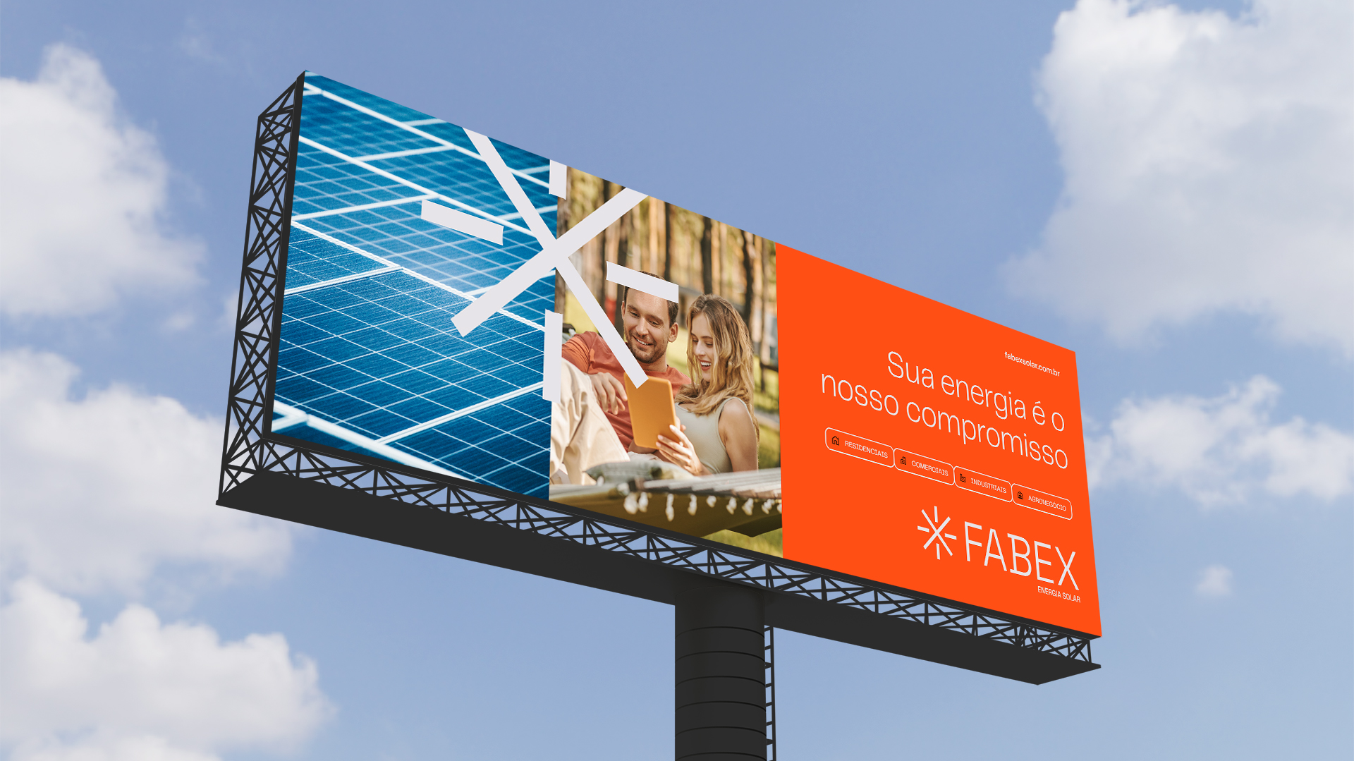 Projeto de identidade visual - Fabex Solar