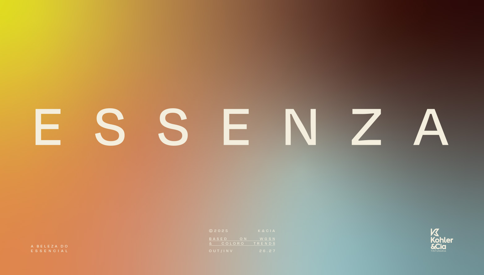 Essenza: a beleza do essencial na temporada Outono/Inverno 26.27 